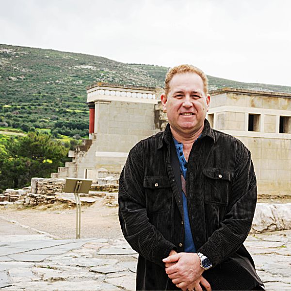 Northern Gate as viewed from the Royal Road, Knossos, Crete-GR