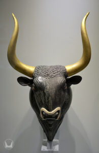 Stone Bull's Head Rhyton