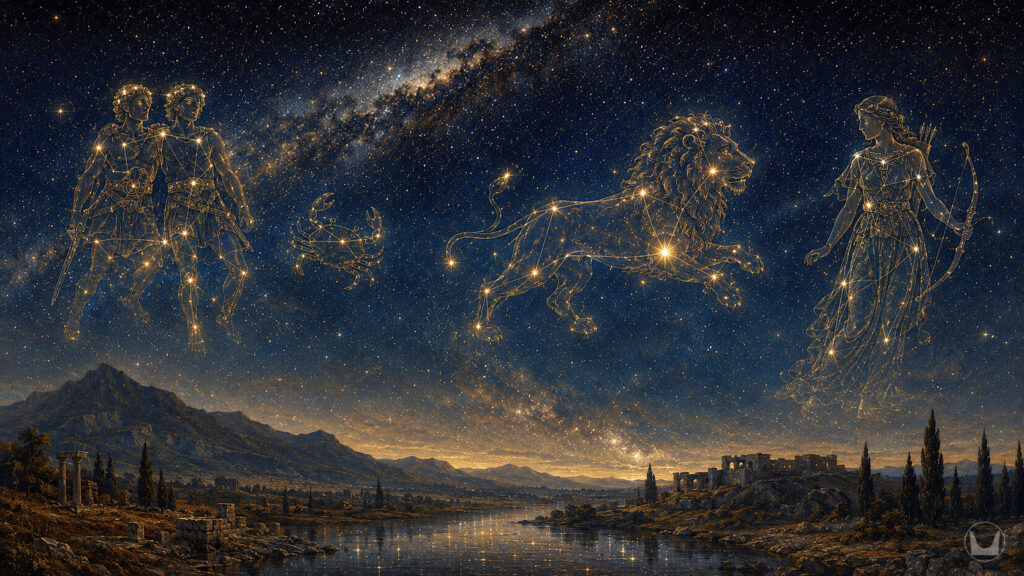 Gemini, Cancer, Leo & Virgo Constellations