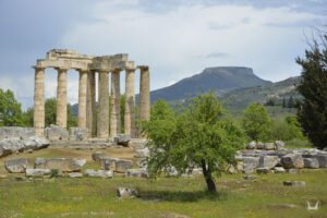 Temple of Nemean Zeus and Mount Apesas