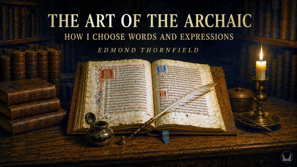 The Art of the Archaic: How I Choose Words and Expressions