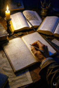 The Novelist at His Research