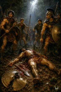 The Boar Kills: Ankáiōs and Hyleús Fall