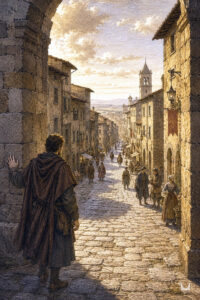Cortona's Via di Ruga Piana
