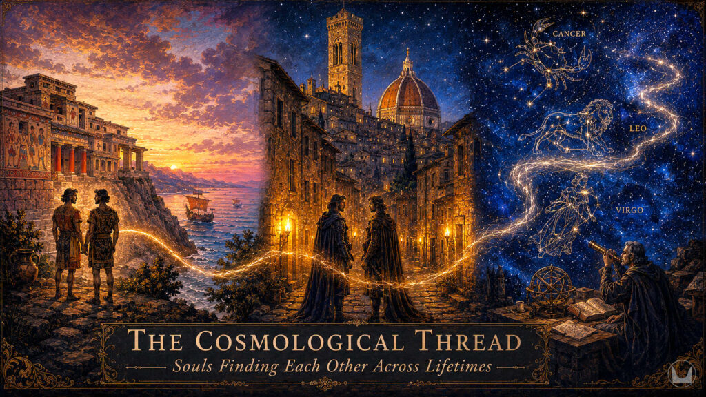 The Cosmological Thread: Souls Finding Each Other Across Lifetimes