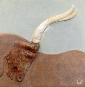 Relief Fresco with Bull