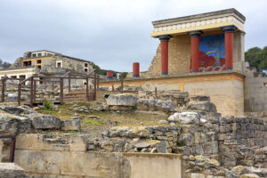 North Gate at the Archaeological Site of Knossos
