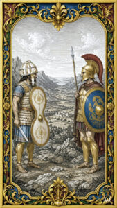 Achaean Warrior Faces Greek Warrior