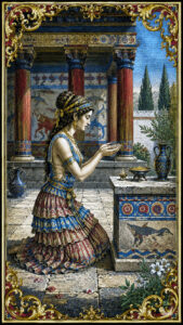 Praying and Offering Sacrifice to Kore